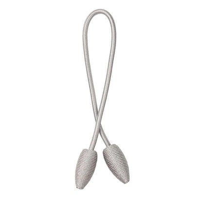 Upinacz dekoracyjny do zasłon 10 x 25 x 4 cm szary