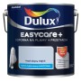 Ciemnoniebieska puszka farby do ścian Dulux Easycare+, tytanowo szara, matowa.