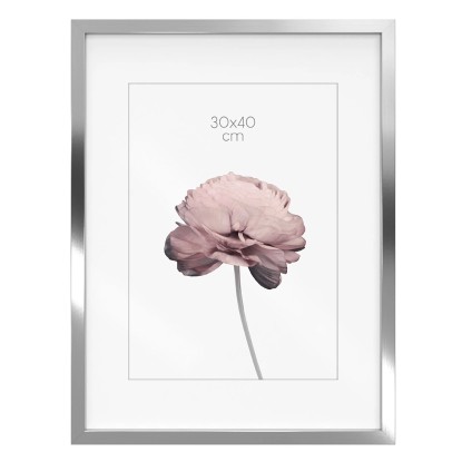 Ramka PRAGUE 30 x 40 cm srebrna