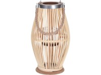 Latarnia bambusowa naturalna 38 cm