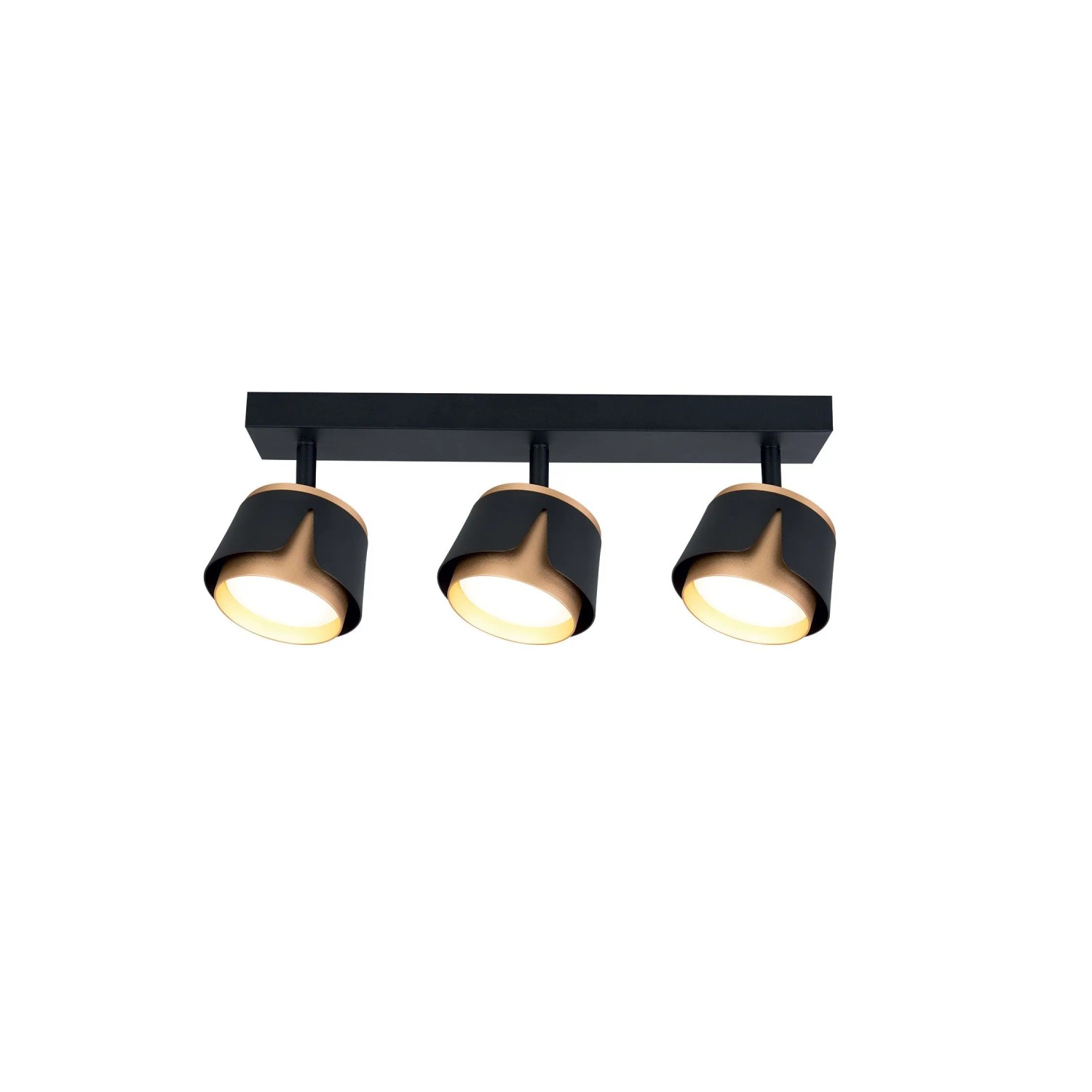 DPM Lampa punktowa 3xGX53 max. 35W czarno-złota