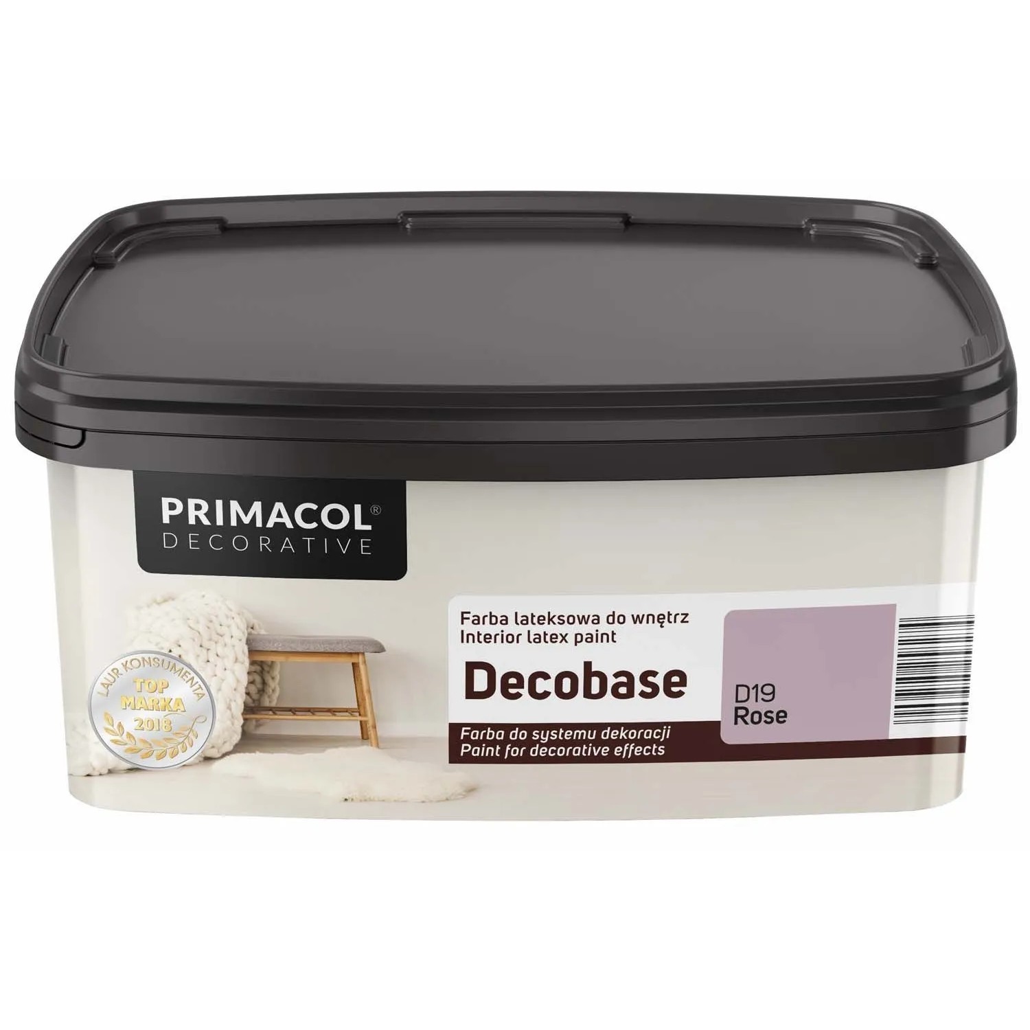 Primacol Emulsja lateksowa Decobase Rose 1 l
