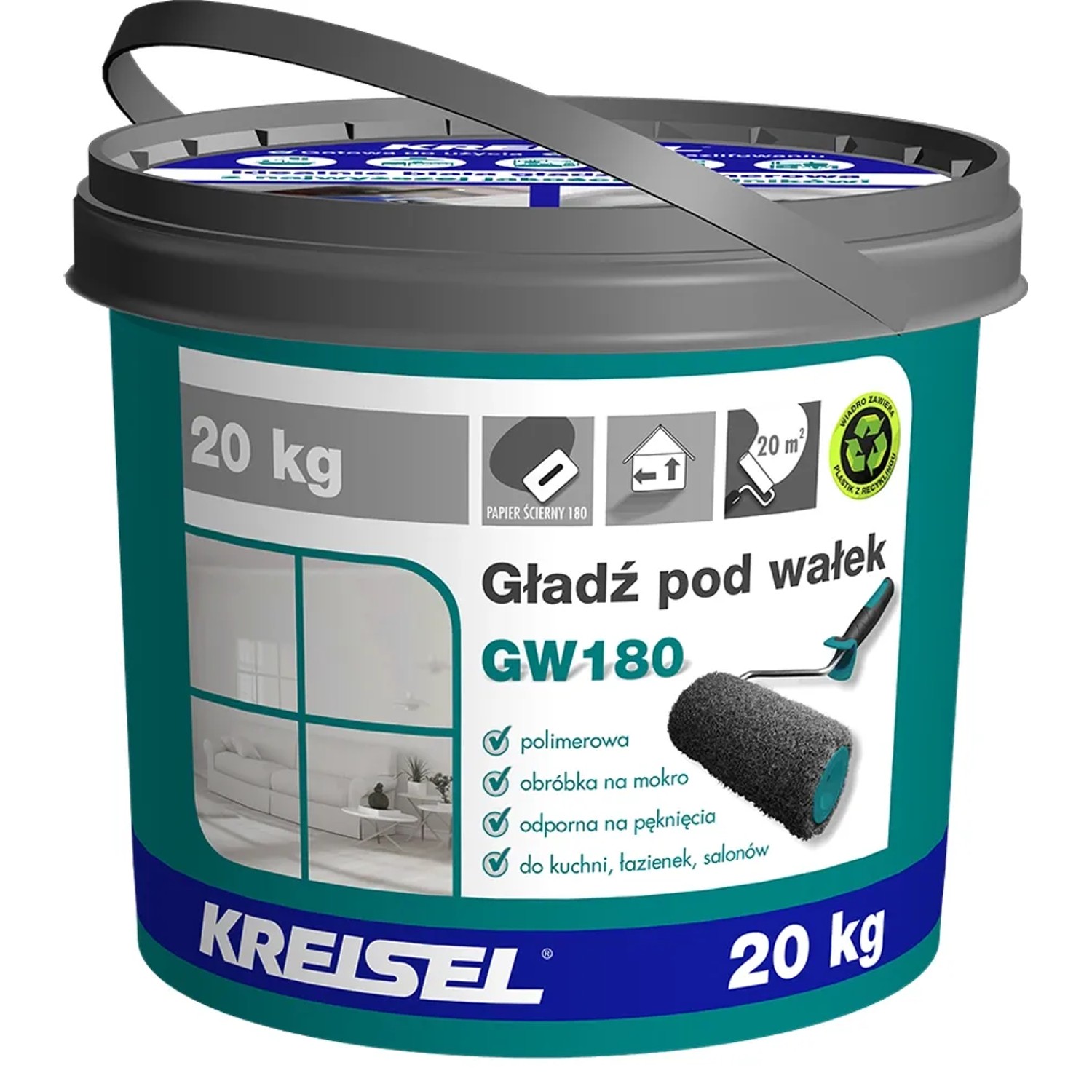 Kreisel Gotowa gładź pod wałek GW 180 20 kg