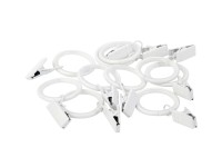 Kółko z żabką FUSION  biały mat 10 szt.