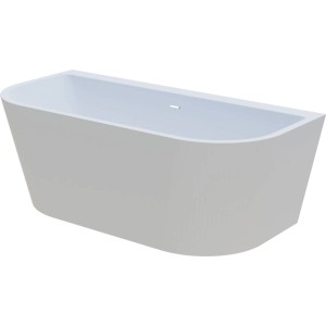 Wolnostojąca wanna w kolorze białym, nowoczesny design do Twojej łazienki.