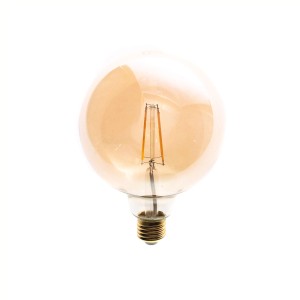 Dekoracyjna żarówka LED E27 w stylu vintage z ciepłym światłem.