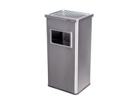 Koszopopielnica prostokąt chrom 17 l