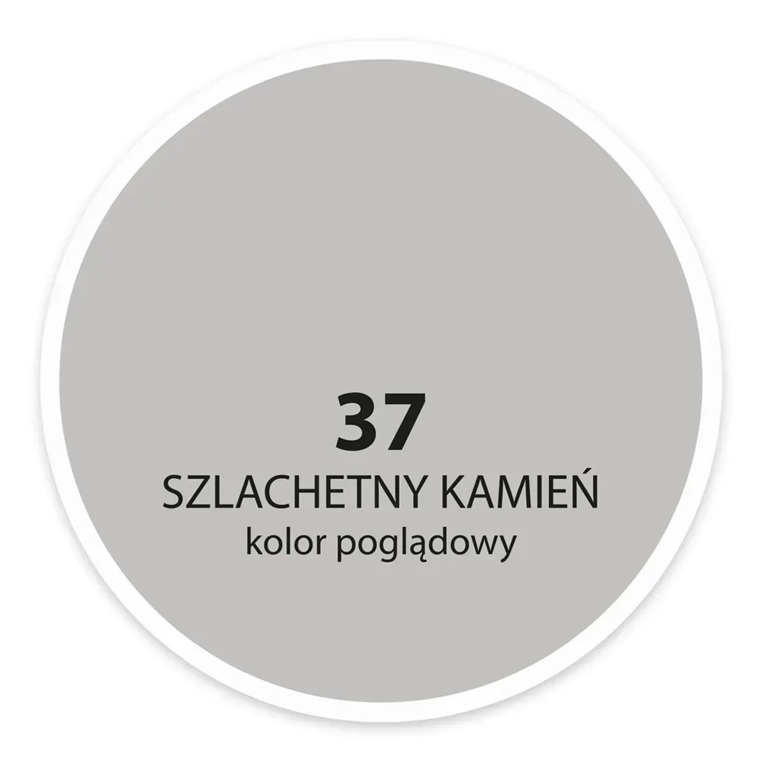 Próbka koloru farby ściennej t.b.t. w kolorze szlachetnego kamienia (odcień 37).