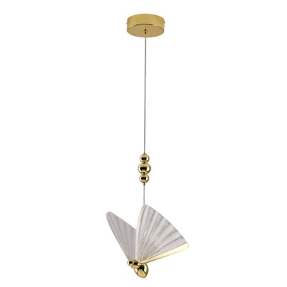 Light Prestige Lampa wisząca LED Mariposa 8W 3000-6000K 1040lm złota
