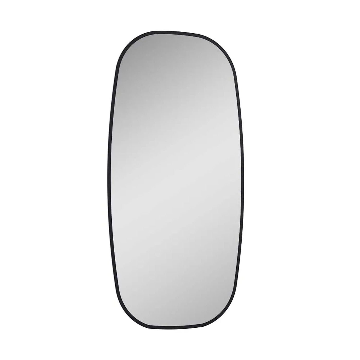 Lustro z oświetleniem LED Sharon czarne - 90 x 45 x 2,4 cm