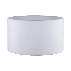 Biały, cylindryczny abażur do lamp