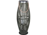 Latarnia bambusowa naturalna zielona 72 cm