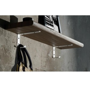 Agas Wspornik do półki model Gap biały 108 × 200 mm