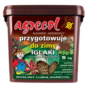 Agrecol nawóz jesienny do iglaków, wiadro 5 kg.