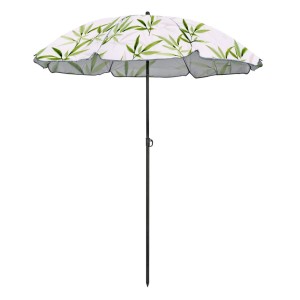 Parasol balkonowy t.b.t. z motywem bambusa, idealny na małe przestrzenie.