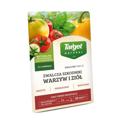 Target Natural Środek zwalczający szkodniki warzyw i ziół Emulpar 940 EC 30 ml