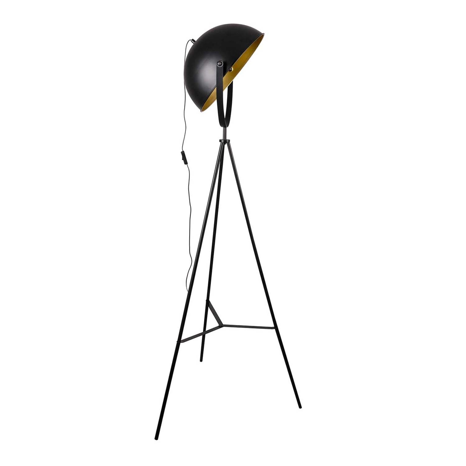 Goldlux Lampa podłogowa MATYLDA 1xE27 max. 20W LED 164cm czarno-złota