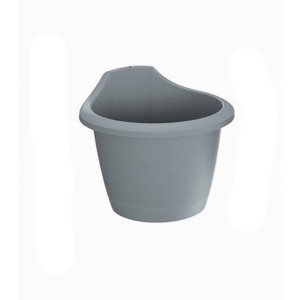 Szara doniczka wisząca t.b.t. na rośliny, kategoria: Doniczki wiszące.