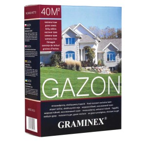 Opakowanie nasion trawy na 40 m². Idealne do gęstego, zielonego trawnika.