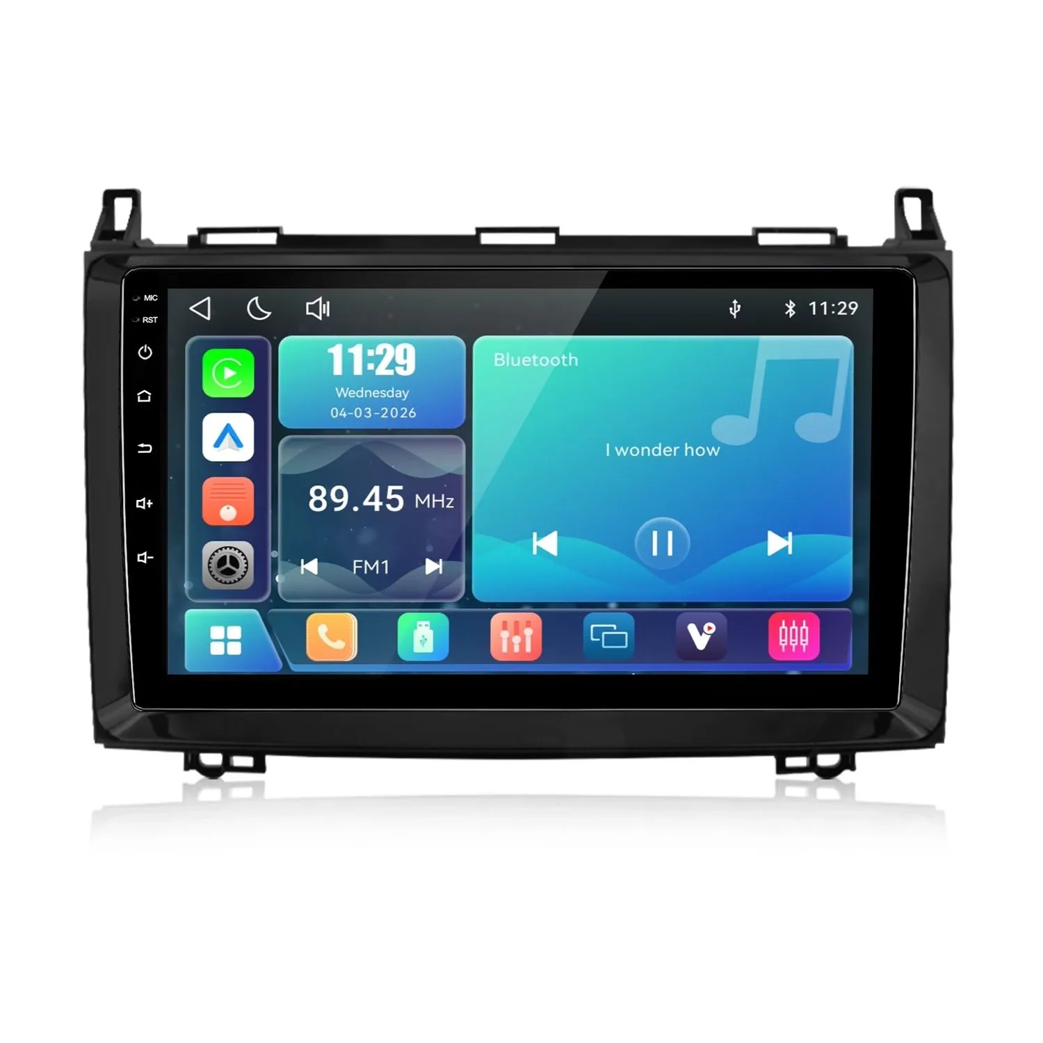 Junsun Radio Samochodowe Do Mercedes Benz A/b Clase W169 W245 Linux