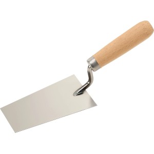 Paca murarska 140 mm z drewnianą rączką do prac murarskich.