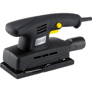 Szlifierka oscylacyjna CMI C-SWS-135 B, 135 W, do szlifowania drewna i metalu. Zawiera worek na pył.