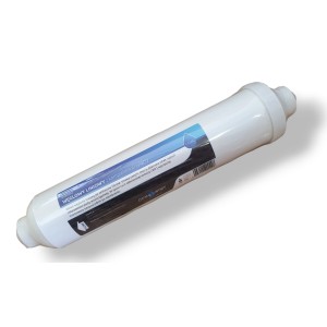 Biały filtr do wody t.b.t. dla czystej wody pitnej.