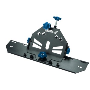 t.b.t. Akcesoria do szlifierki kątowej, metalowa konstrukcja z niebieskimi śrubami.