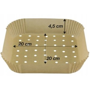 Kalorik Zestaw wkładów do frytkownic beztłuszczowych z perforacją - 50 szt.