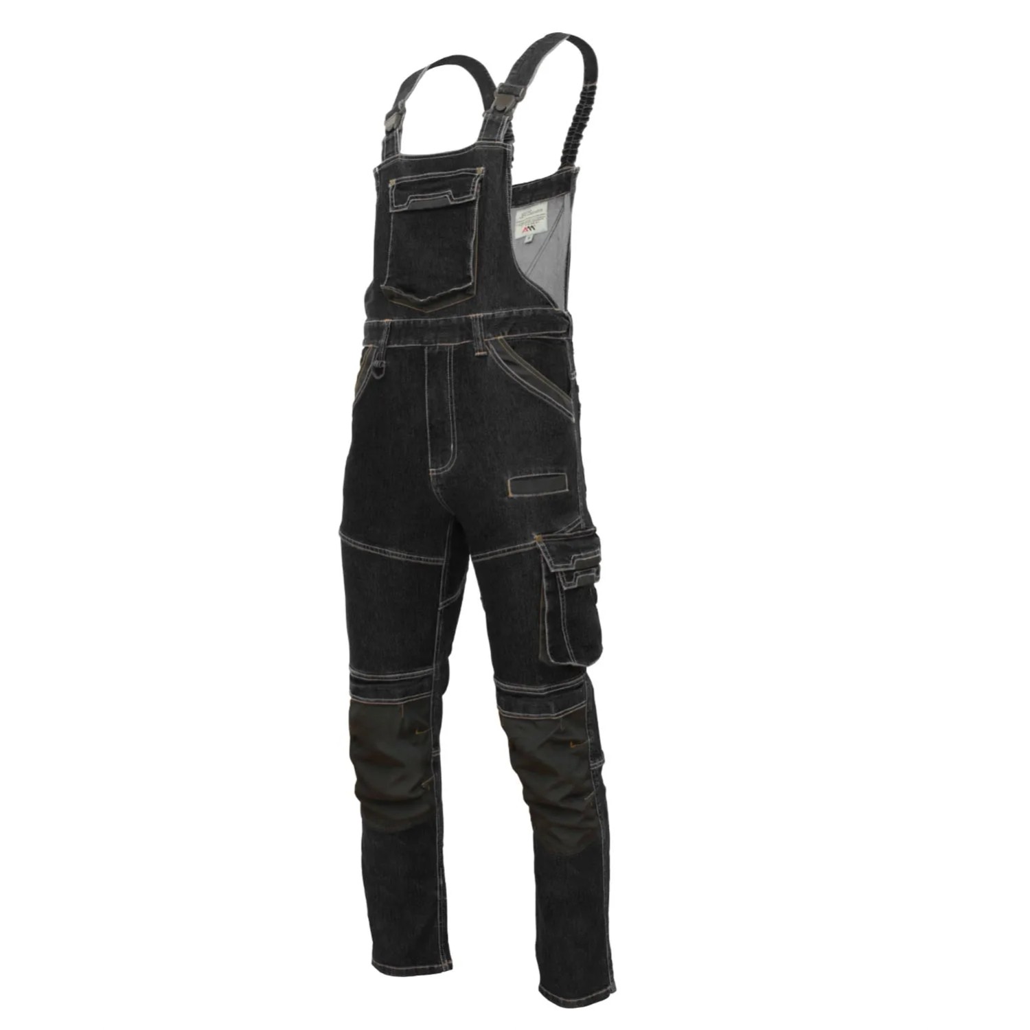 Spodnie robocze na szelkach Colemann Jeans Black roz. M