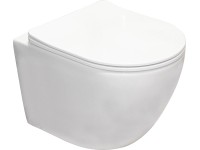 Miska WC Lazio wirowa  z deską wolnoopadającą 35x37x48,5