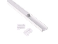 Polux Profil aluminiowy natynkowy biały 1 m