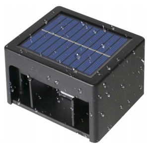 Düwi Kinkiet solarny NIKE 12LED 3500/6500K IP44 czarny