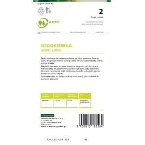 Rzodkiewka podłużna Sopel Lodu - 10 g