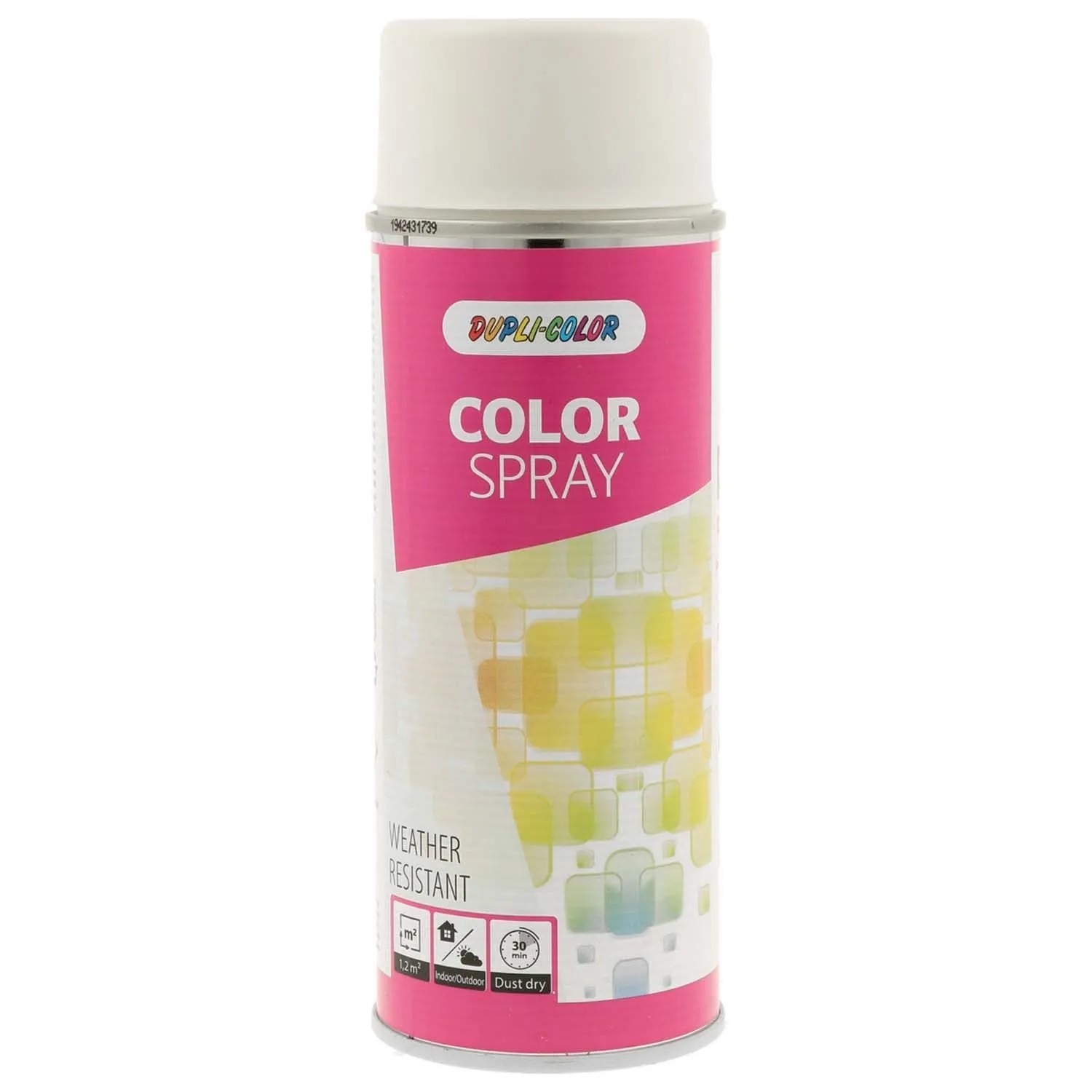 Dupli-Color Farba w sprayu ColorSpray biała matowa 400 ml