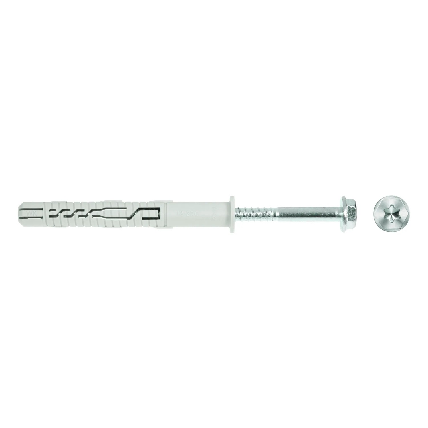 Wkręt-met Kołek ramowy z łbem 6-kątnym i gniazdem torx 12 mm x 200 mm
