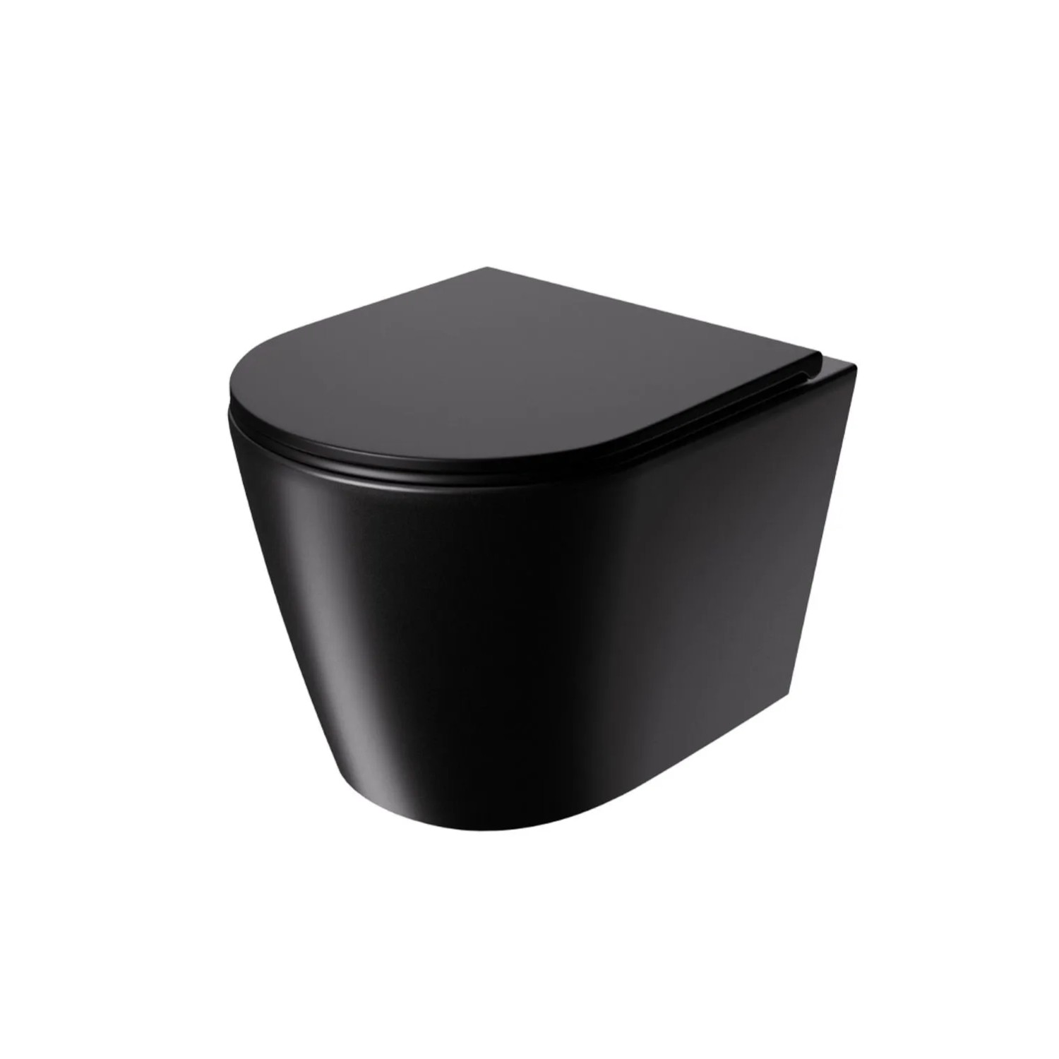 Miska WC Amaro czarny mat Vortex 48x36x36