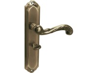 Kuchinox Klamka Retro szyld WC patyna