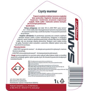 Sann Profi Preparat do pielęgnacji Czysty marmur 1 l