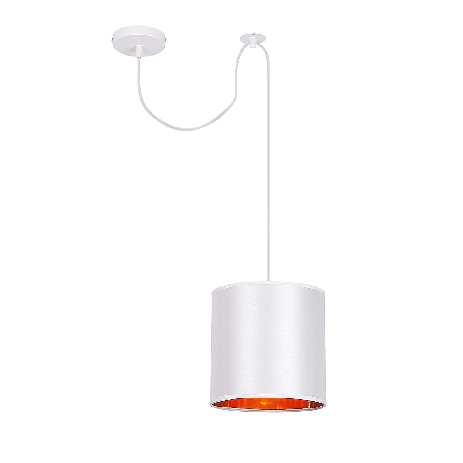 Candellux Lampa wisząca TANTLA 1xE27 40W biała