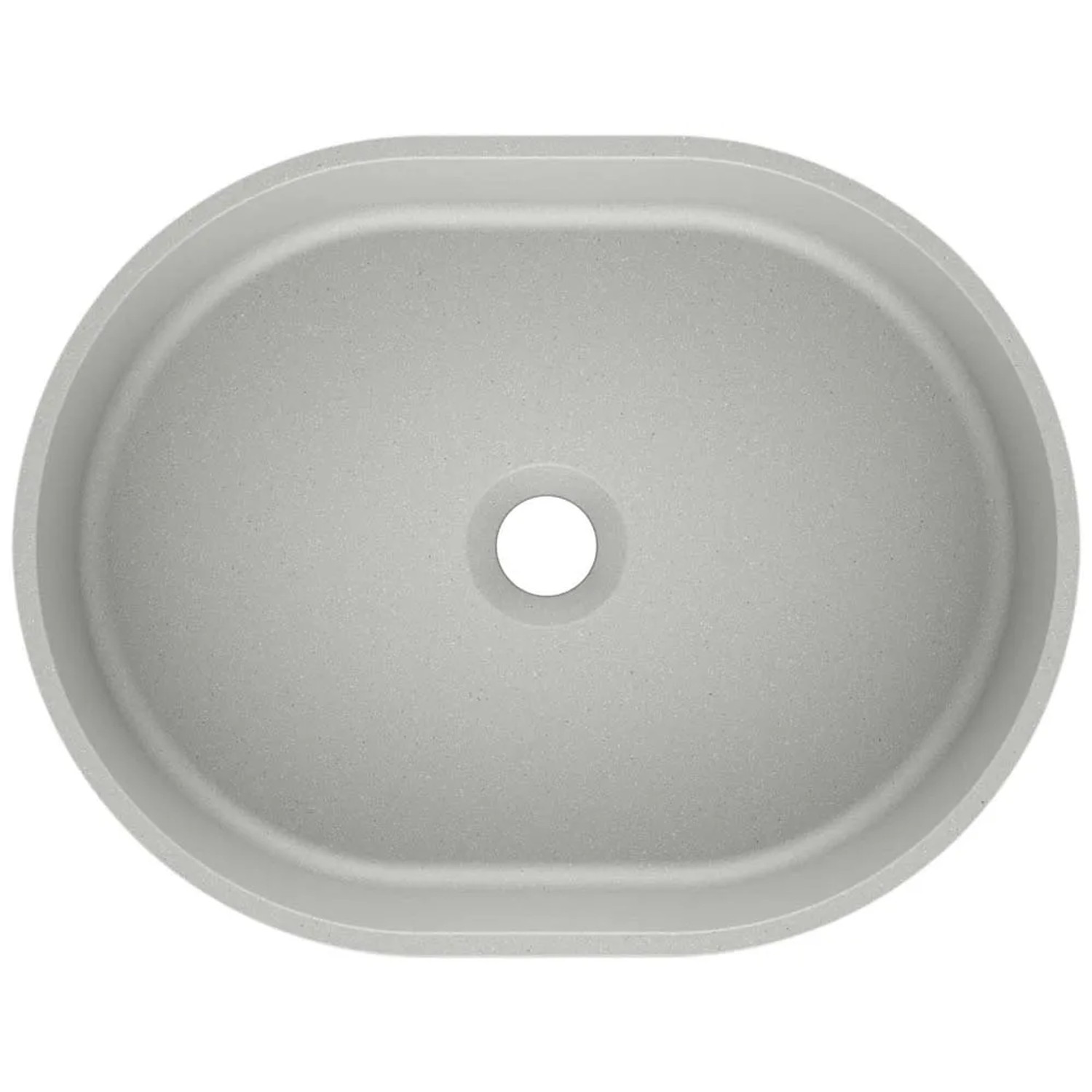 Owalna umywalka nablatowa w kolorze szarym, nowoczesny design do łazienki.
