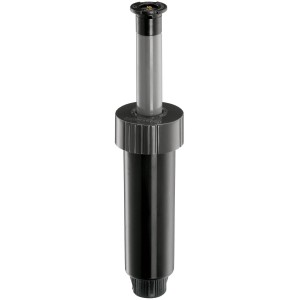 Zraszacz wynurzalny Gardena S-ES do wąskich trawników w systemie Micro-Drip.