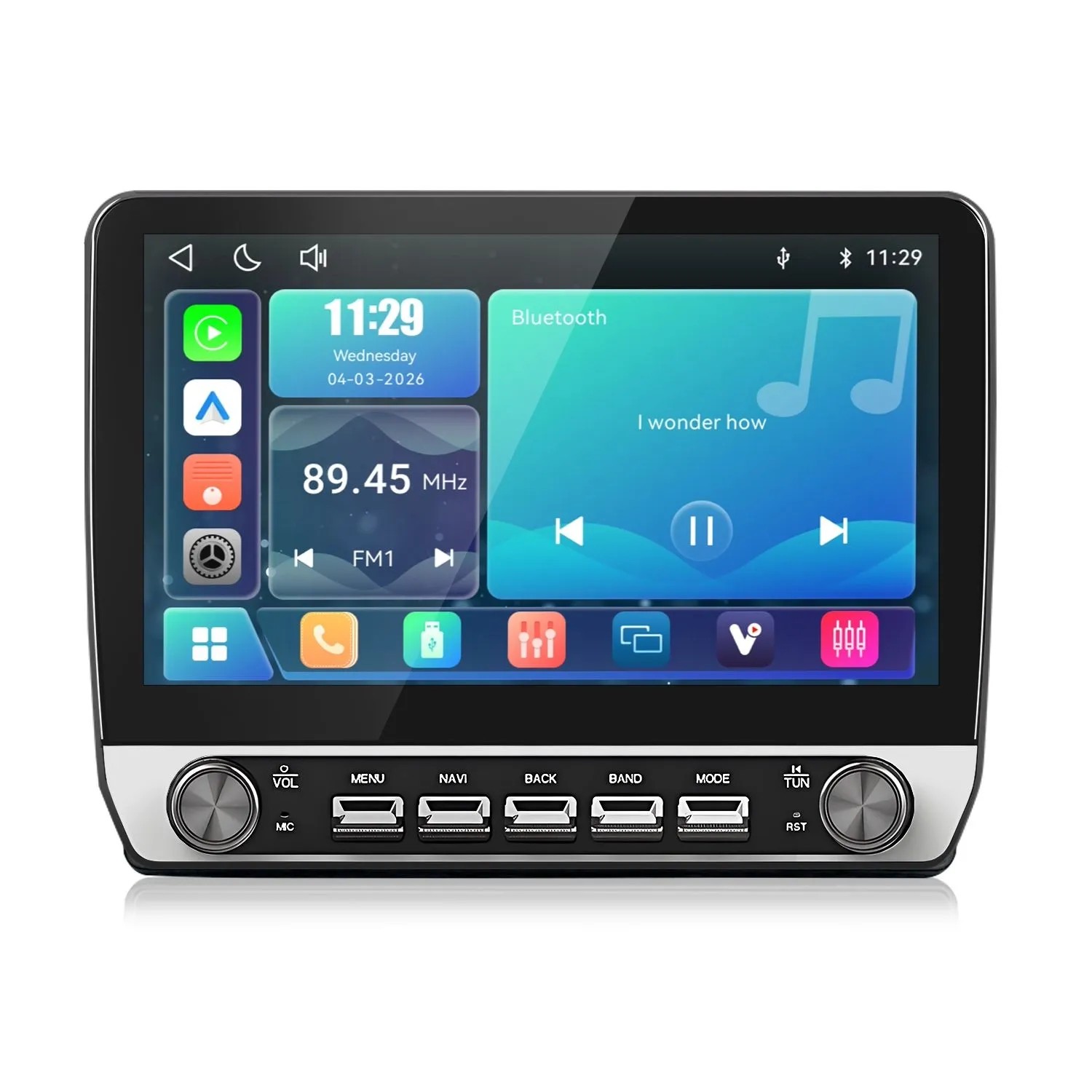 Junsun Radio Samochodowe Do Citroen Berlingo 2 B9 Peugeot Partner 2008-2019 Linux Mit Tasten + Drehknopf