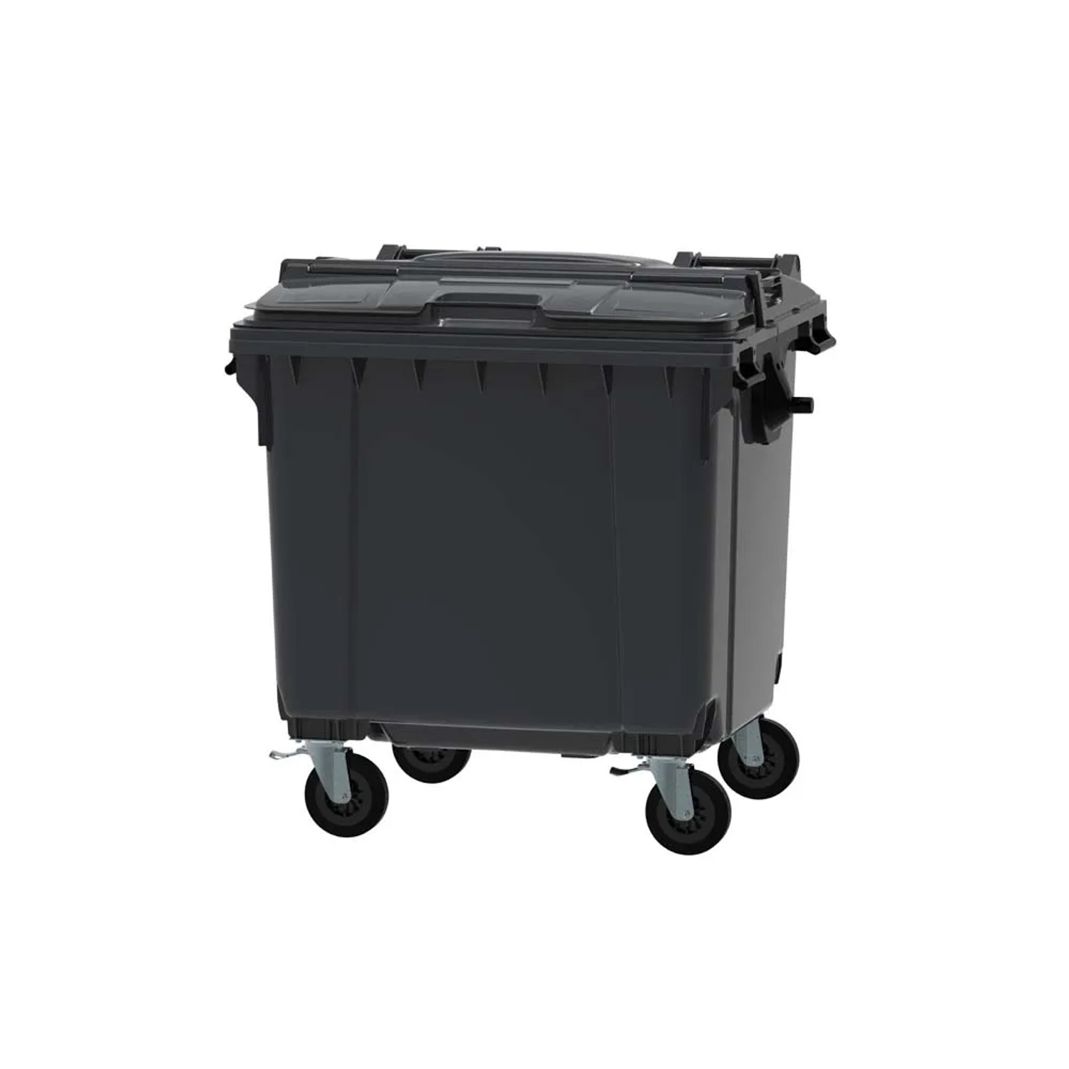 Pojemnik szary na odpady zmieszane - 1100 l