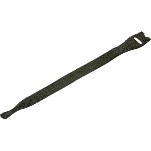 Czarny pasek na rzep, 200 mm x 13 mm, 5 sztuk, do wszechstronnego mocowania.