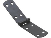 Zawias skrzyniowy zaokrąglony 135x35 mm czarny