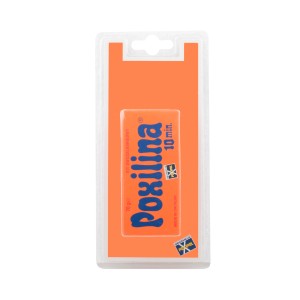 Klej Poxilina 70g w pomarańczowym opakowaniu.