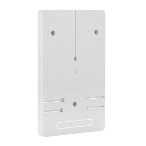 Biała natynkowa skrzynka rozdzielcza t.b.t. do instalacji elektrycznych.