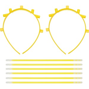 Świetliki GLOW STICKS 2 x opaska do włosów