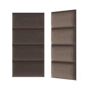 t.b.t. brązowe, tapicerowane panele ścienne do dekoracji ścian.